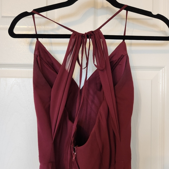 Formal Burgundy dress - Picture 5 of 5